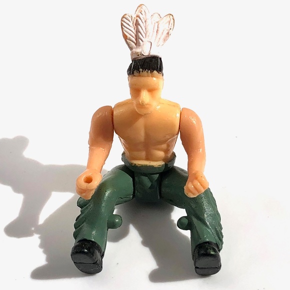 🦋 Native American Figurine from Major Western Soldier Cowboy Indian Playset - Picture 4 of 5